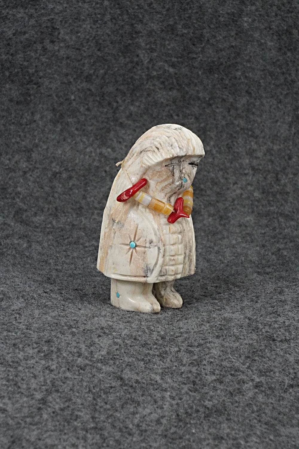 Corn Maiden Zuni Fetish Carving - Farlan & Paulette Quam
