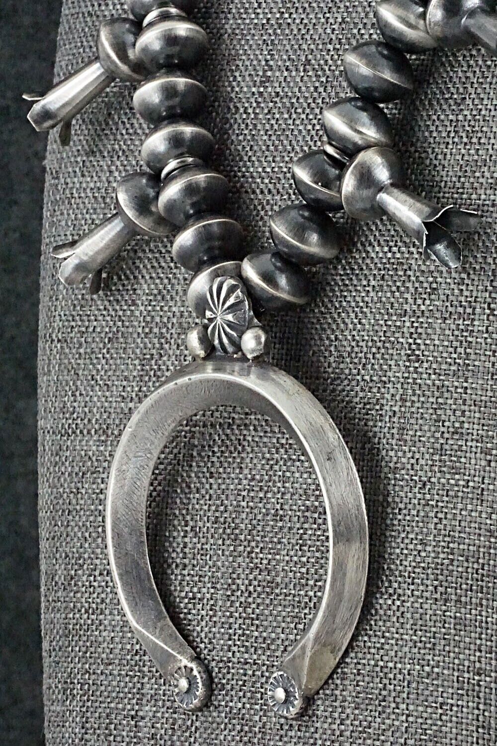 Sterling Silver Squash Blossom Necklace - Presley Haley