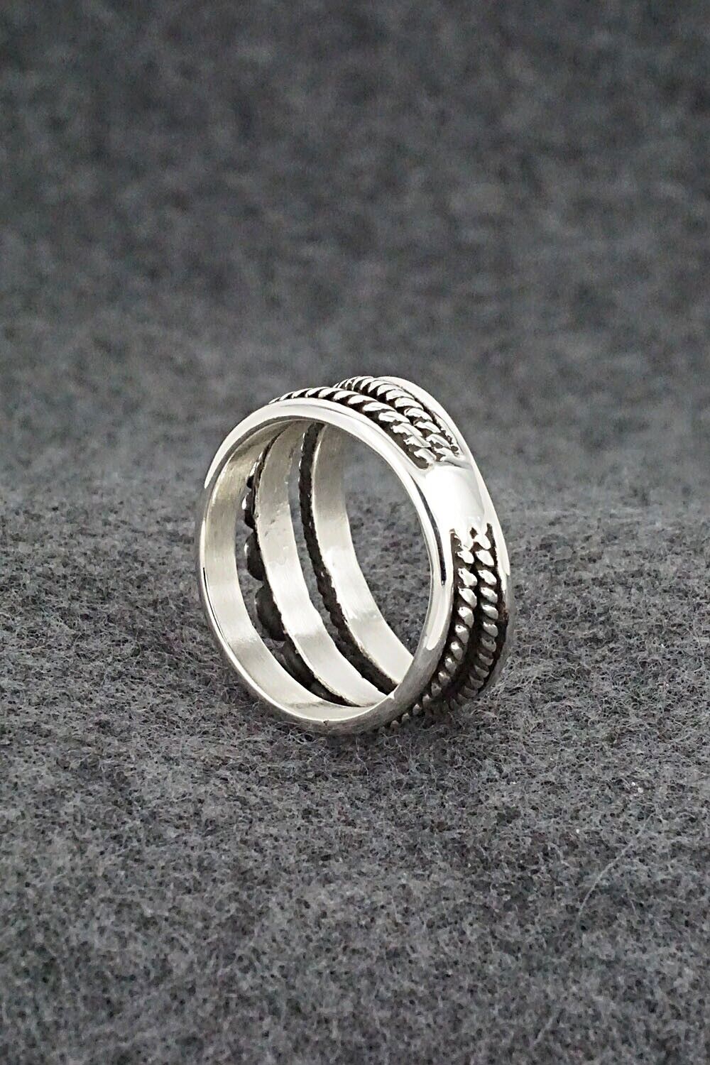Sterling Silver Ring - Raymond Coriz - Size 9.5