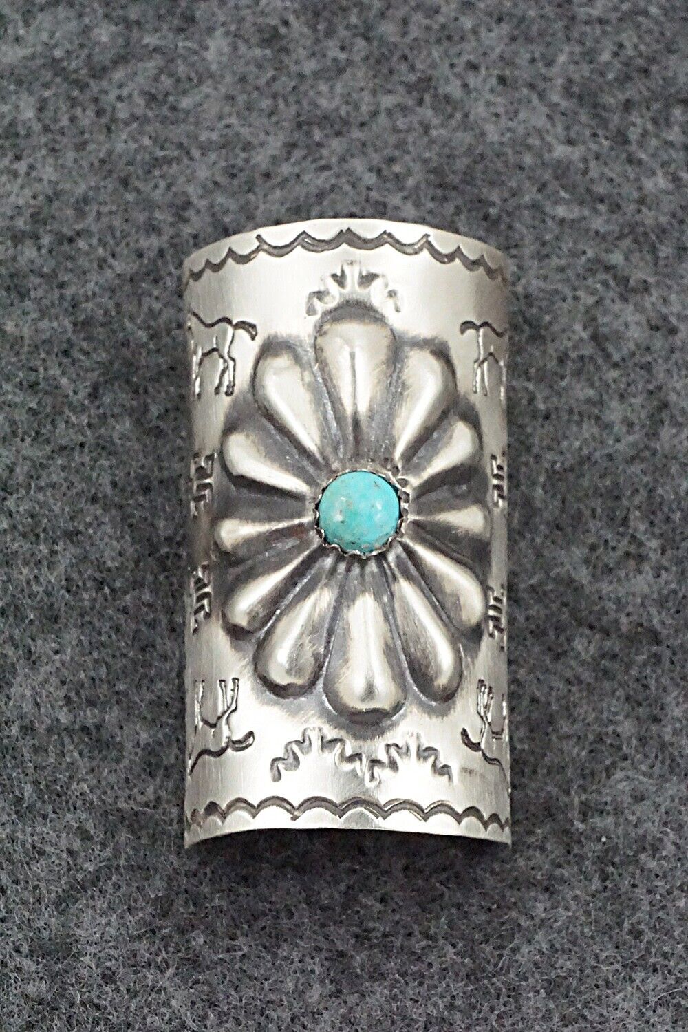 Turquoise & Sterling Silver Hair Pin - Arlene Soce