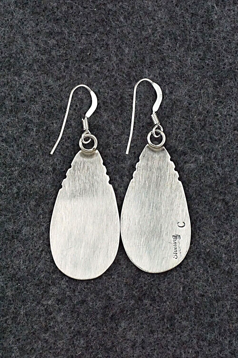 Sterling Silver Earrings - Charlie Yazzie