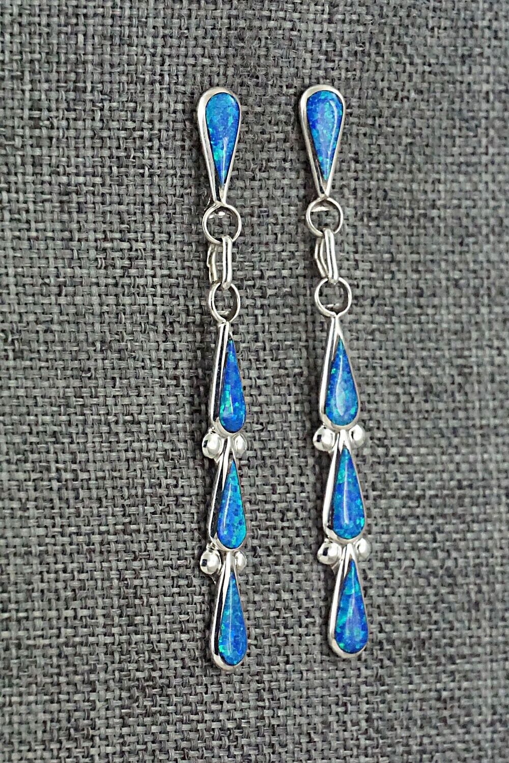 Opalite & Sterling Silver Earrings - Angela Gasper