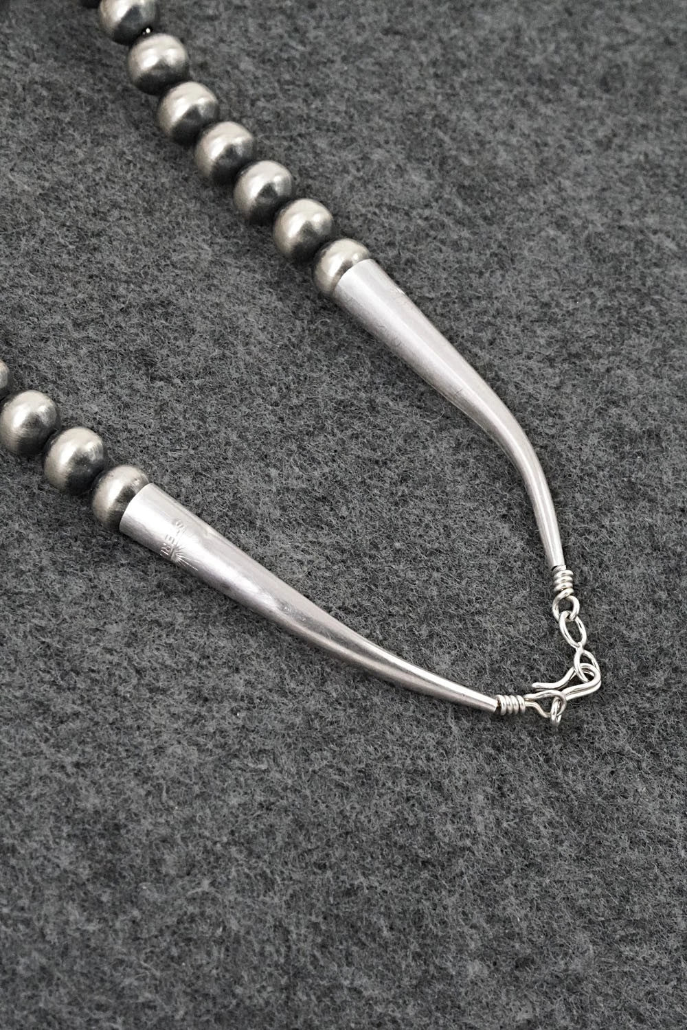 Sterling Silver Squash Blossom Necklace - Terry Charlie