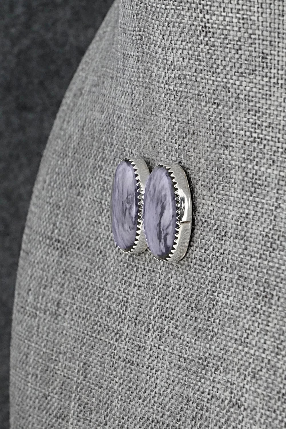 Morado & Sterling Silver Earrings - Murray Hannaweeka