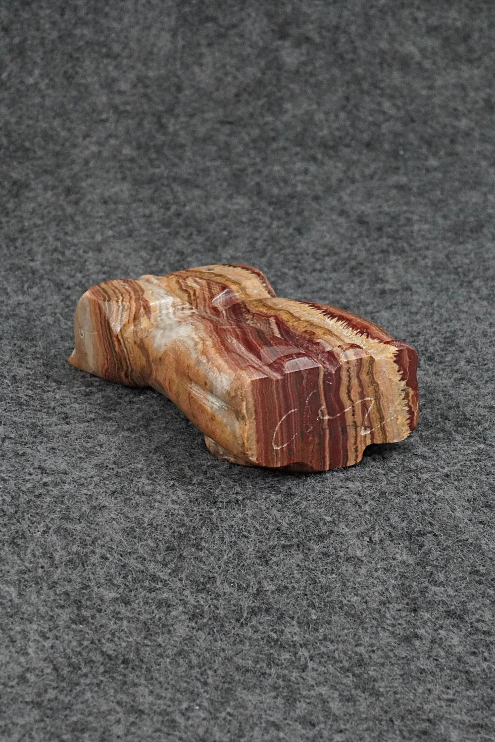 Cats Zuni Fetish Carving - Kenny Chavez