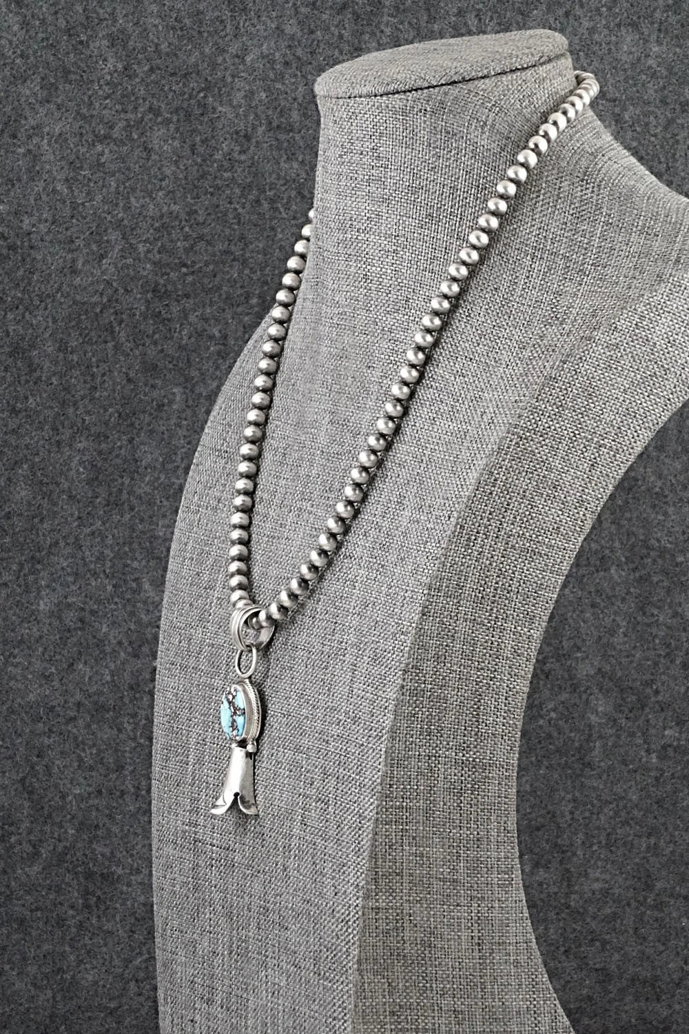 Turquoise & Sterling Silver Necklace - Sharon McCarthy