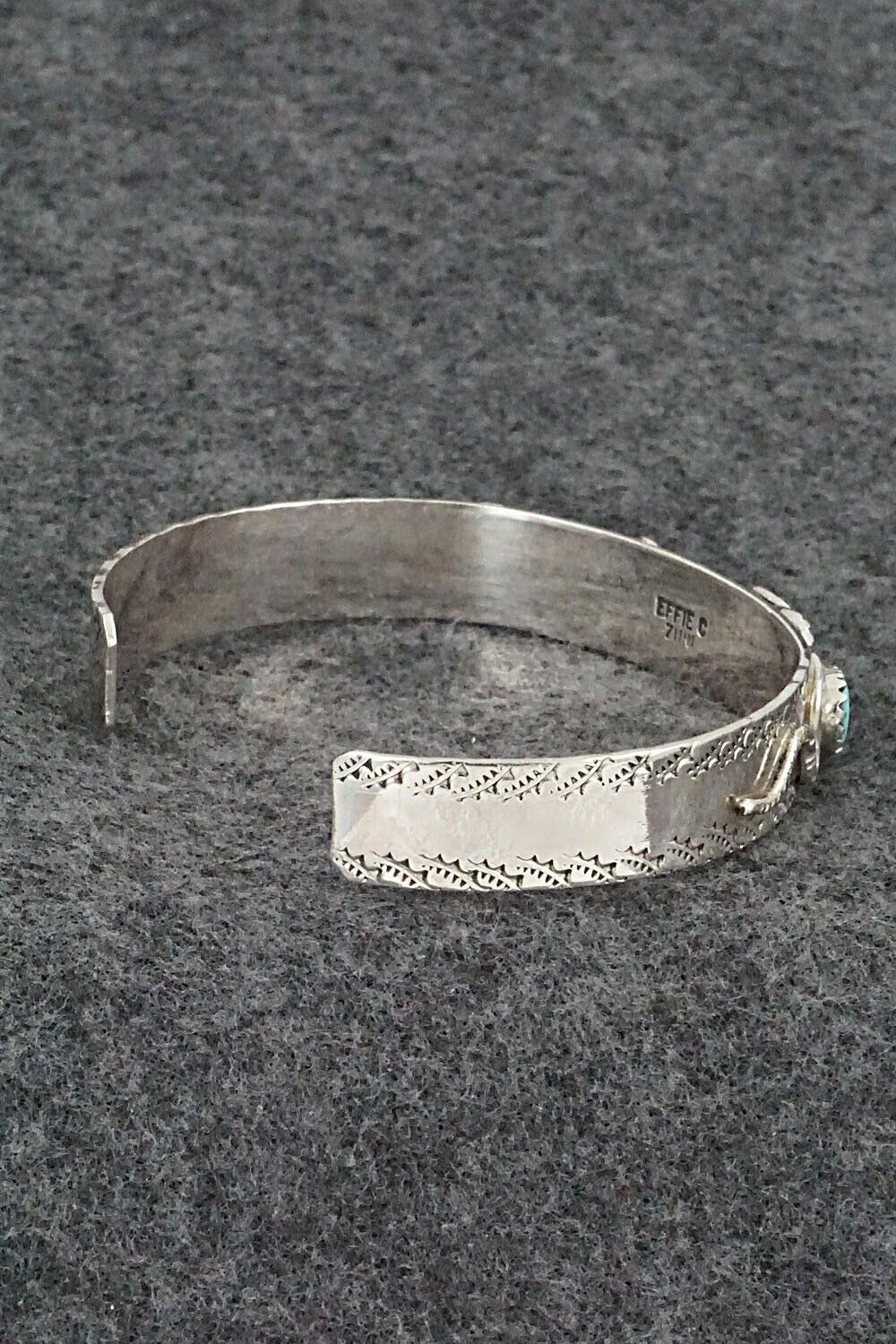Turquoise & Sterling Silver Bracelet - Joy Calavaza