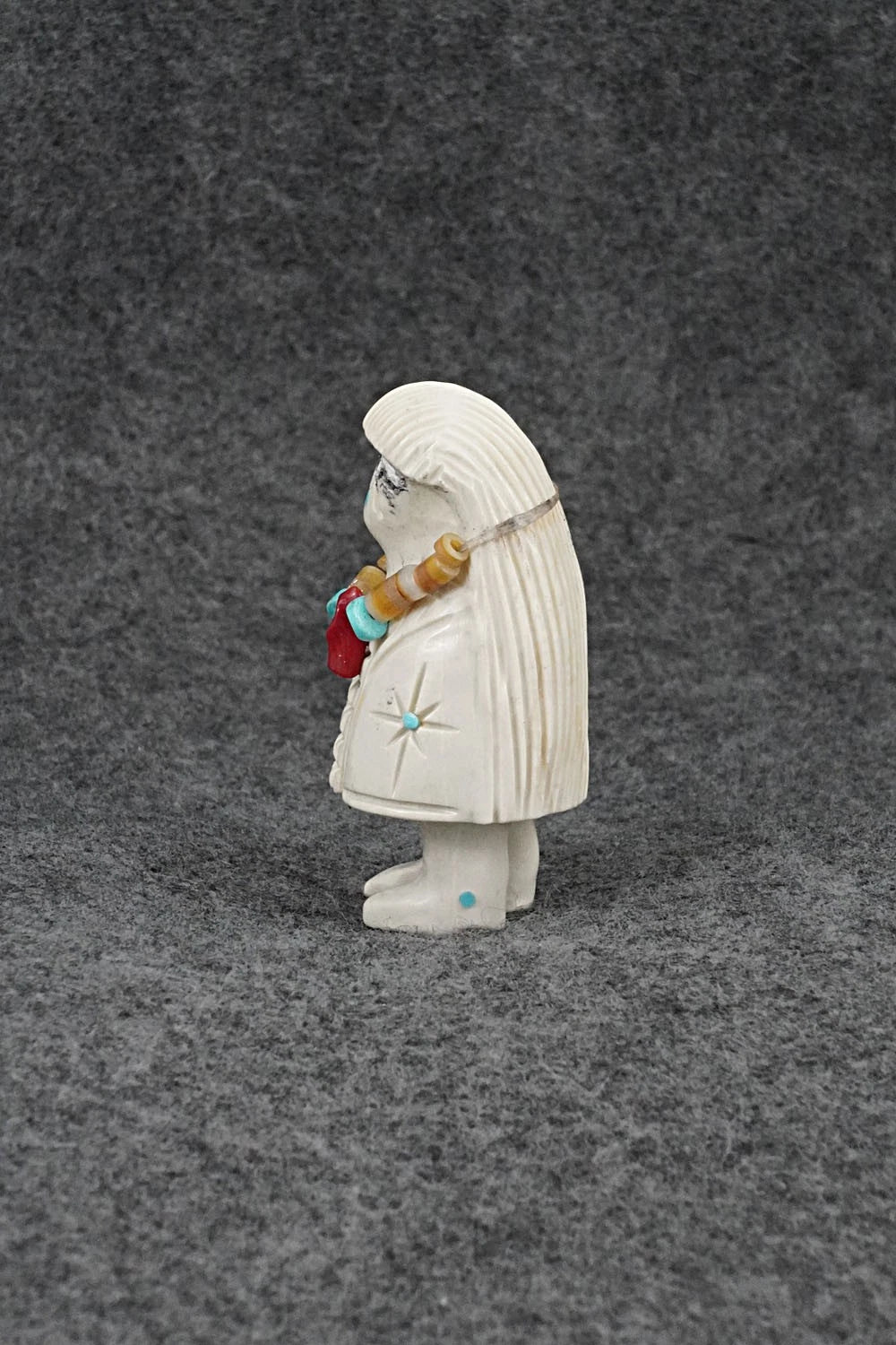 Corn Maiden Zuni Fetish Carving - Farlan & Paulette Quam