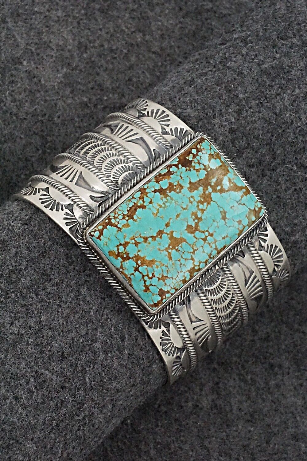 Turquoise & Sterling Silver Bracelet - Mark Yazzie