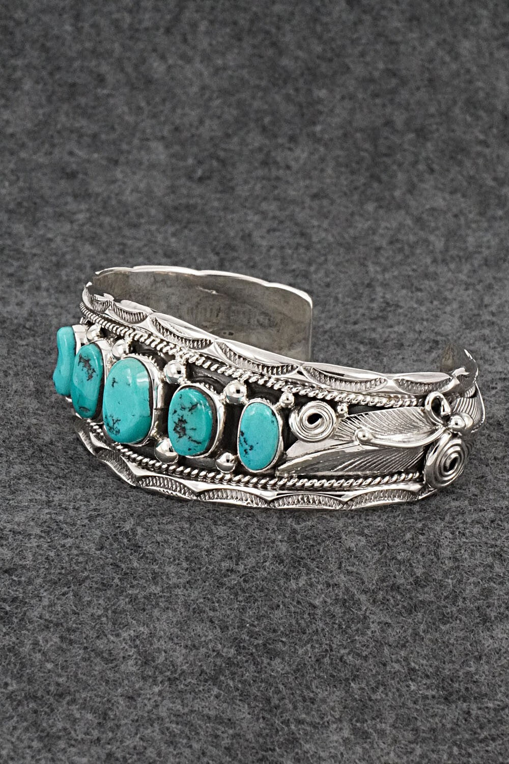Turquoise & Sterling Silver Bracelet - Darrell Morgan