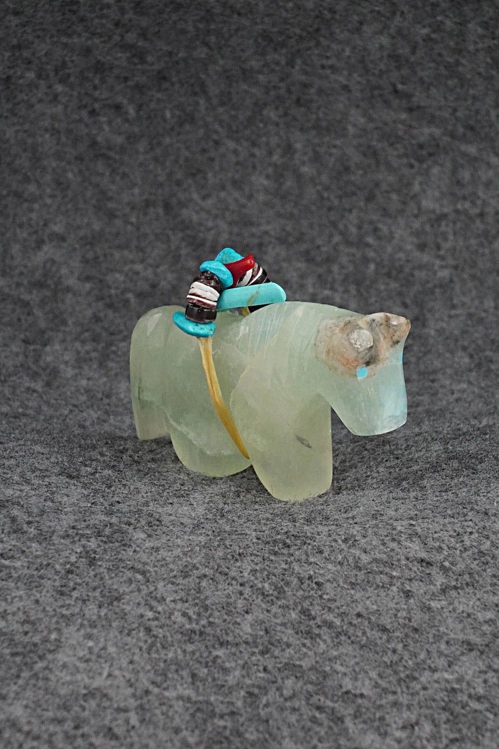 Horse Zuni Fetish Carving - Rodney Laiwakete