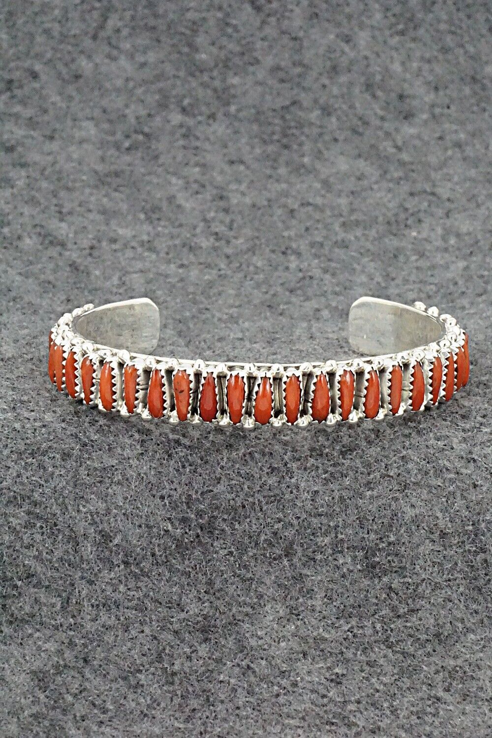 Coral & Sterling Silver Bracelet - Erick Wilson