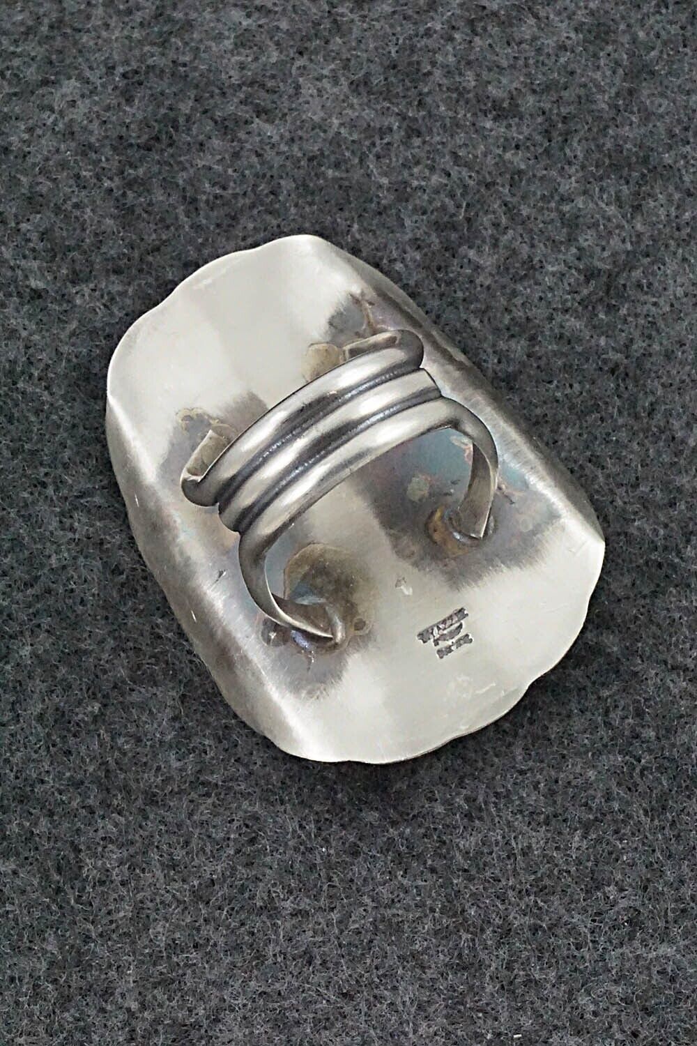 Turquoise & Sterling Silver Ring - Tim Yazzie - Size 7