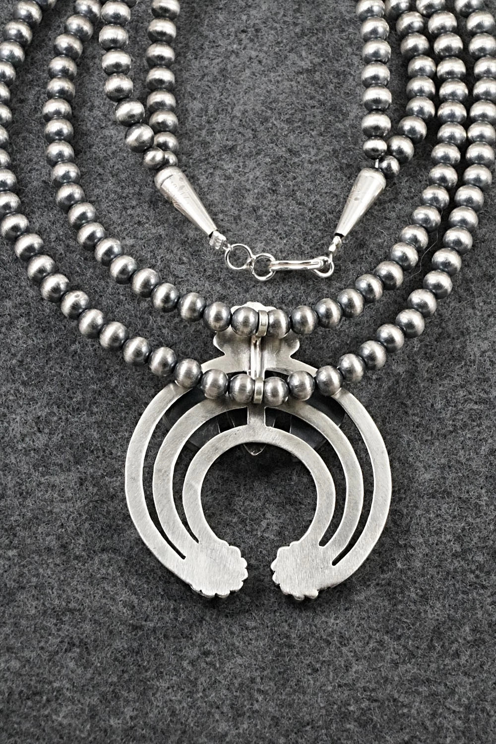 Turquoise & Sterling Silver Necklace - Davey Morgan