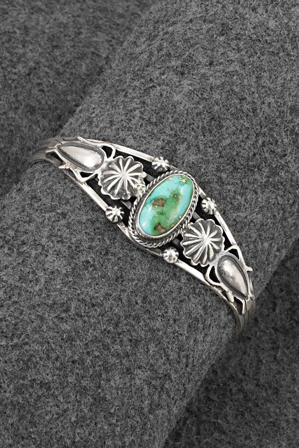 Turquoise & Sterling Silver Bracelet - Sharon McCarthy