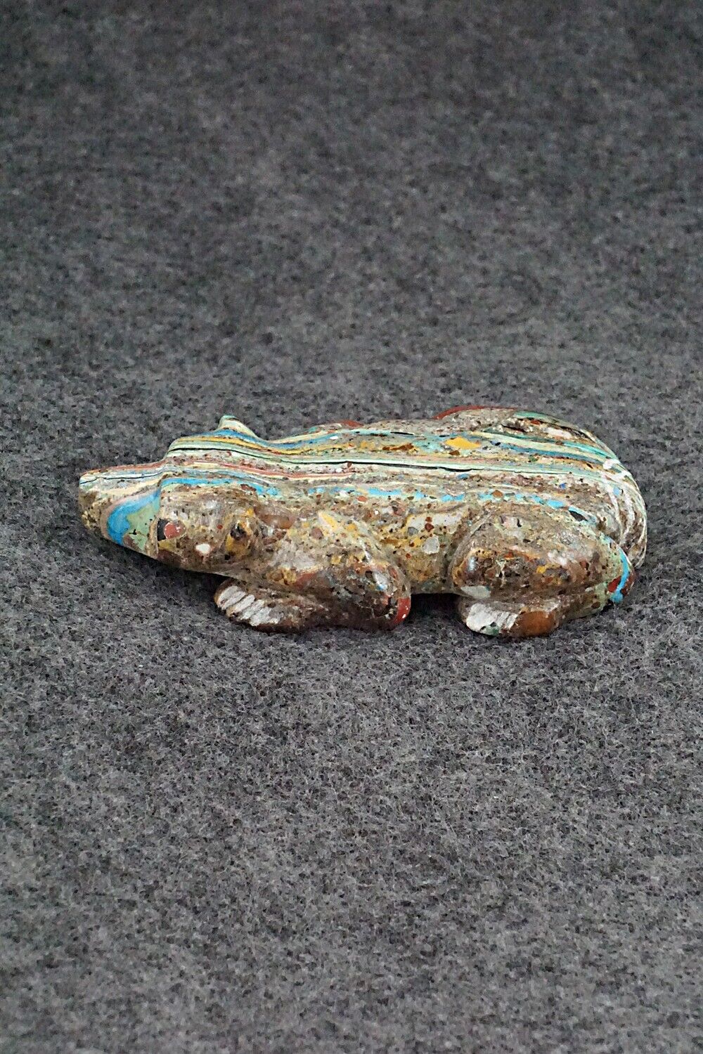 Badger Zuni Fetish Carving - Nelson Yatsatte