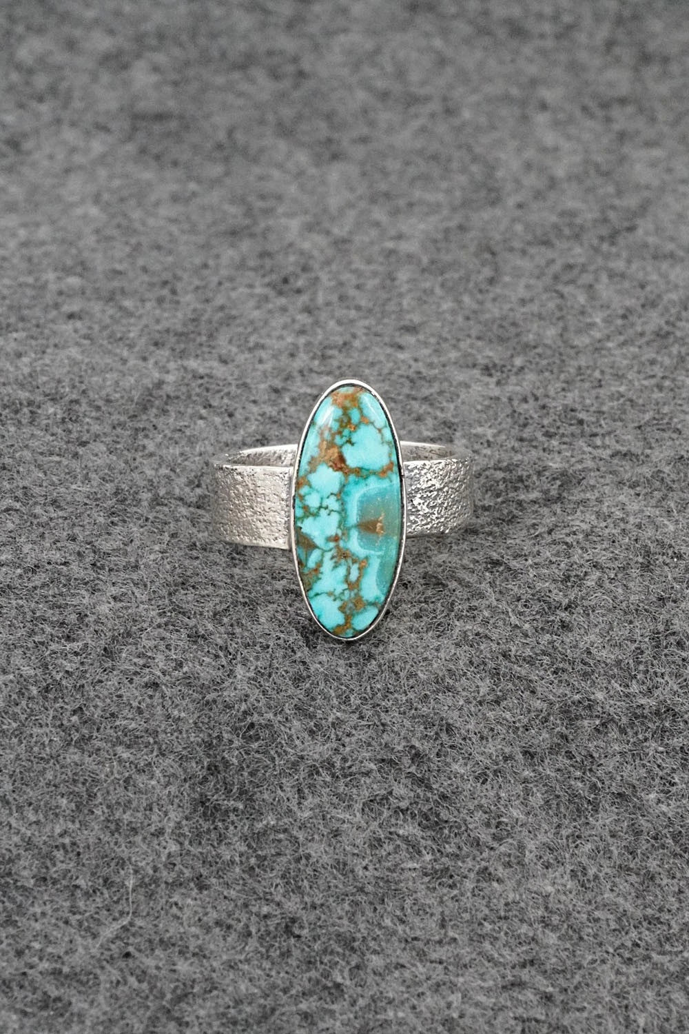 Turquoise & Sterling Silver Ring - Cody Noble - Size 10.5