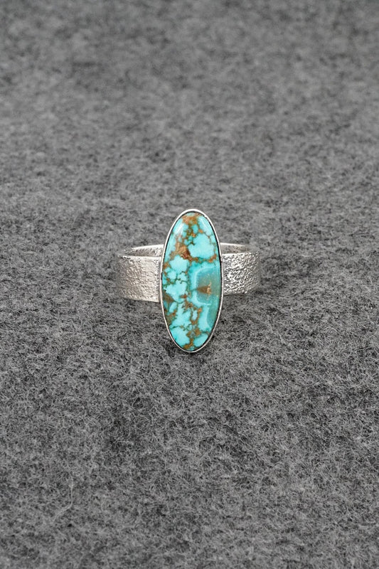 Turquoise & Sterling Silver Ring - Cody Noble - Size 10.5