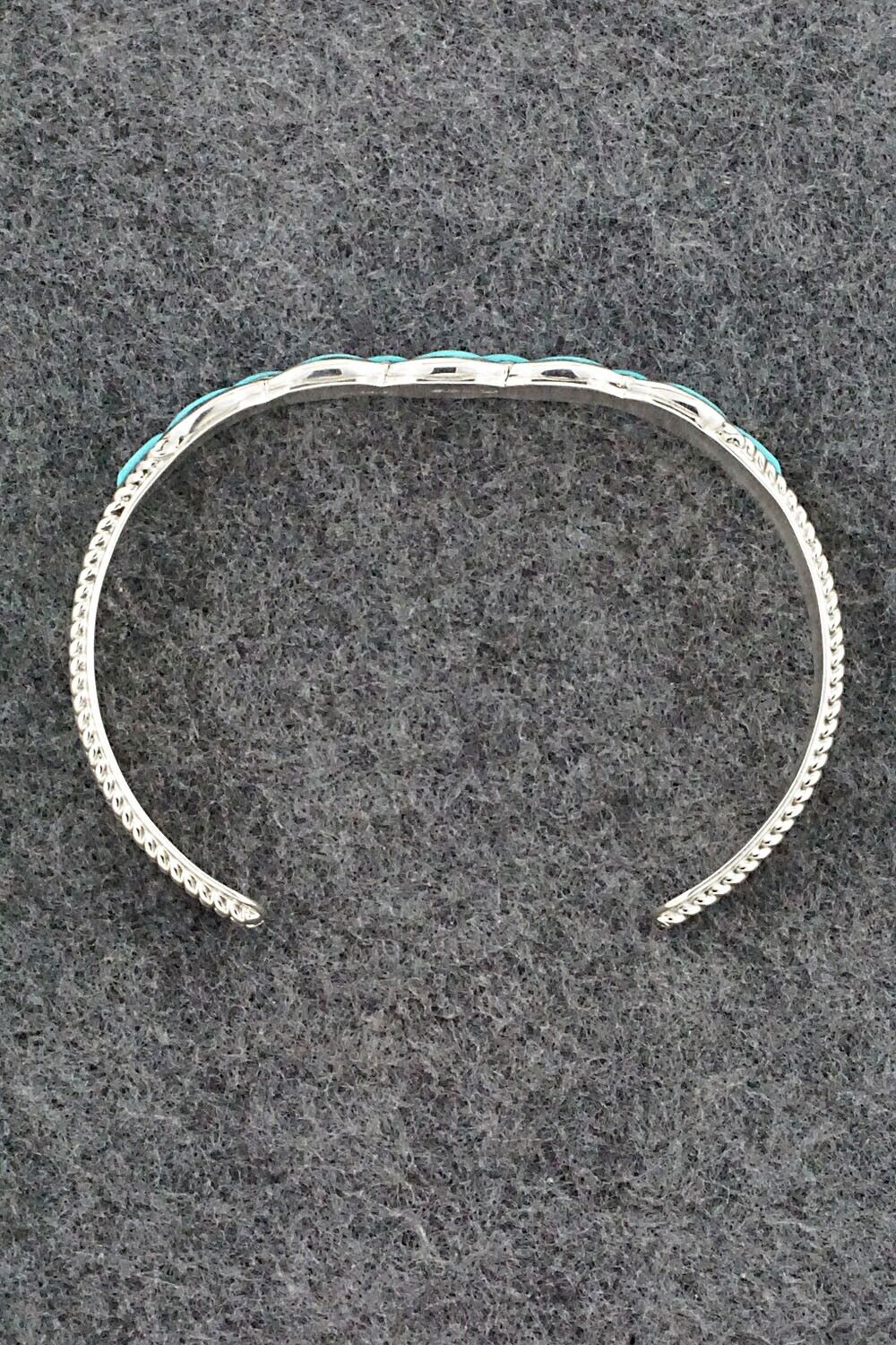Turquoise & Sterling Silver Bracelet - Derrick & Lorelia Chavez