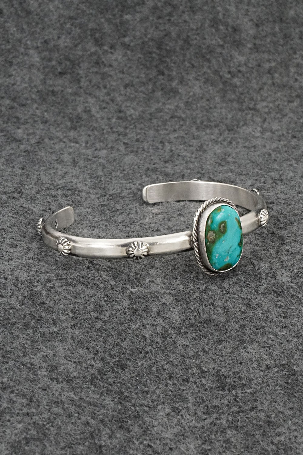 Turquoise & Sterling Silver Bracelet - Samuel Yellowhair