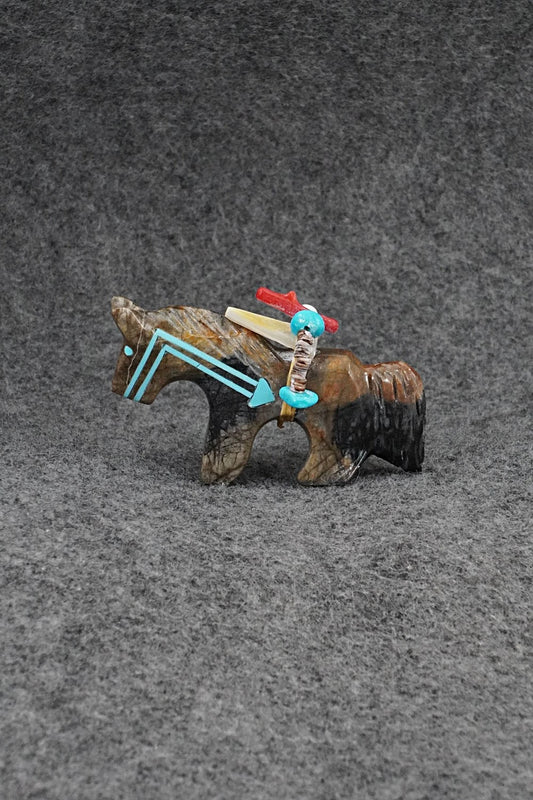 Horse Zuni Fetish Carving - Rodney Laiwakete