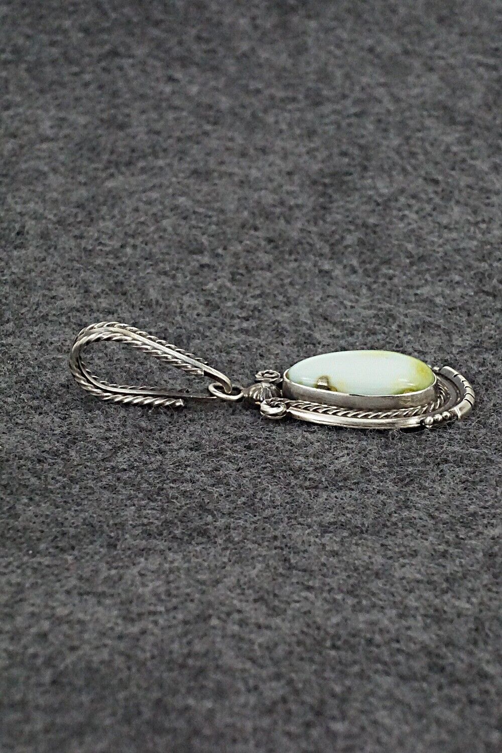 Variscite & Sterling Silver Pendant - Samuel Yellowhair