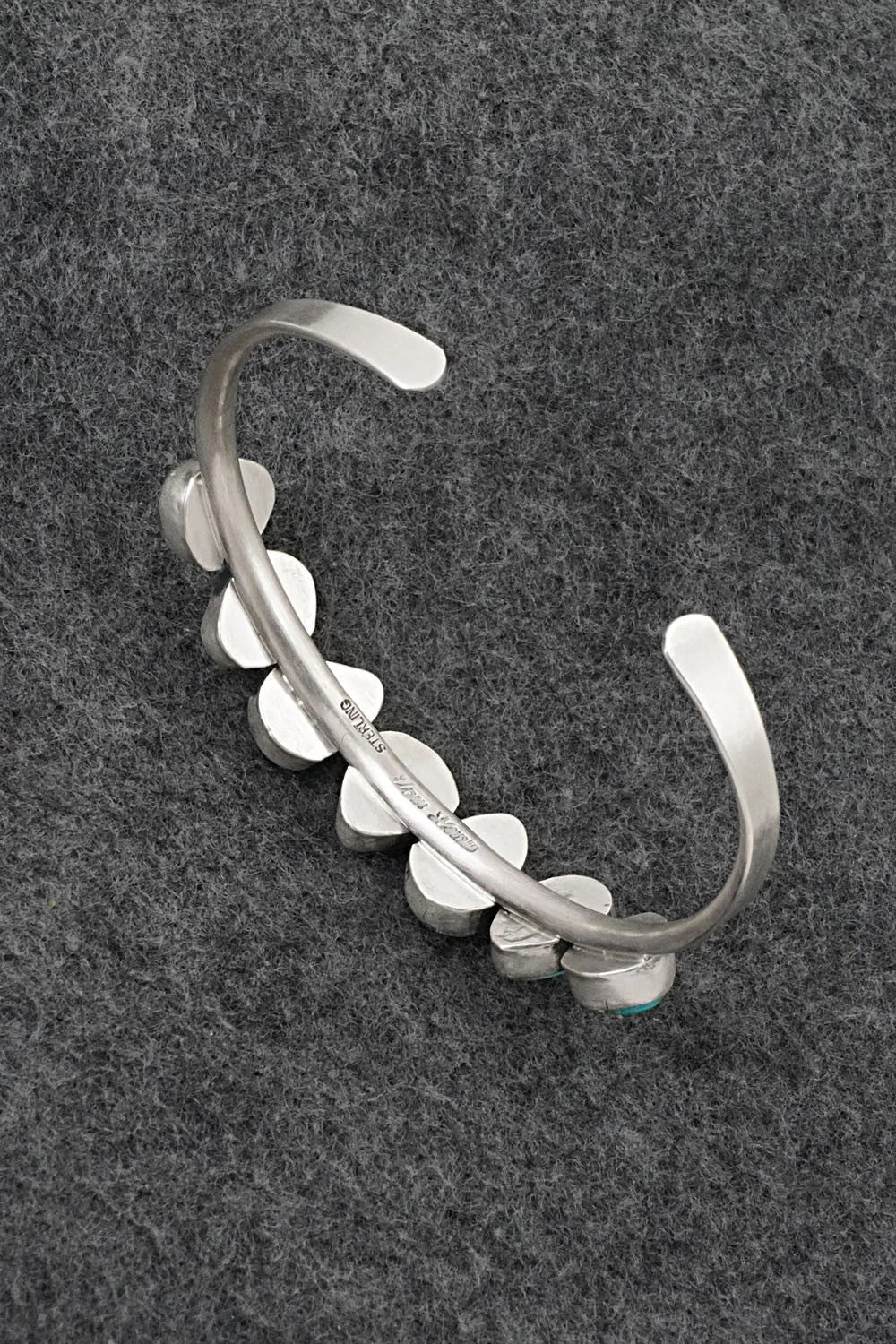 Turquoise & Sterling Silver Bracelet - Tom Lewis