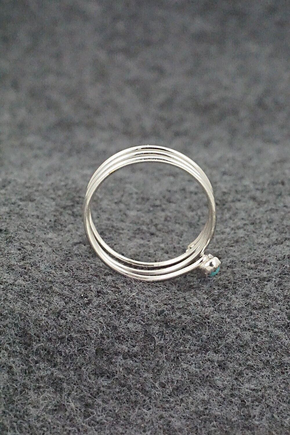 Turquoise & Sterling Silver Ring - Dorothy Yazzie - Size 9