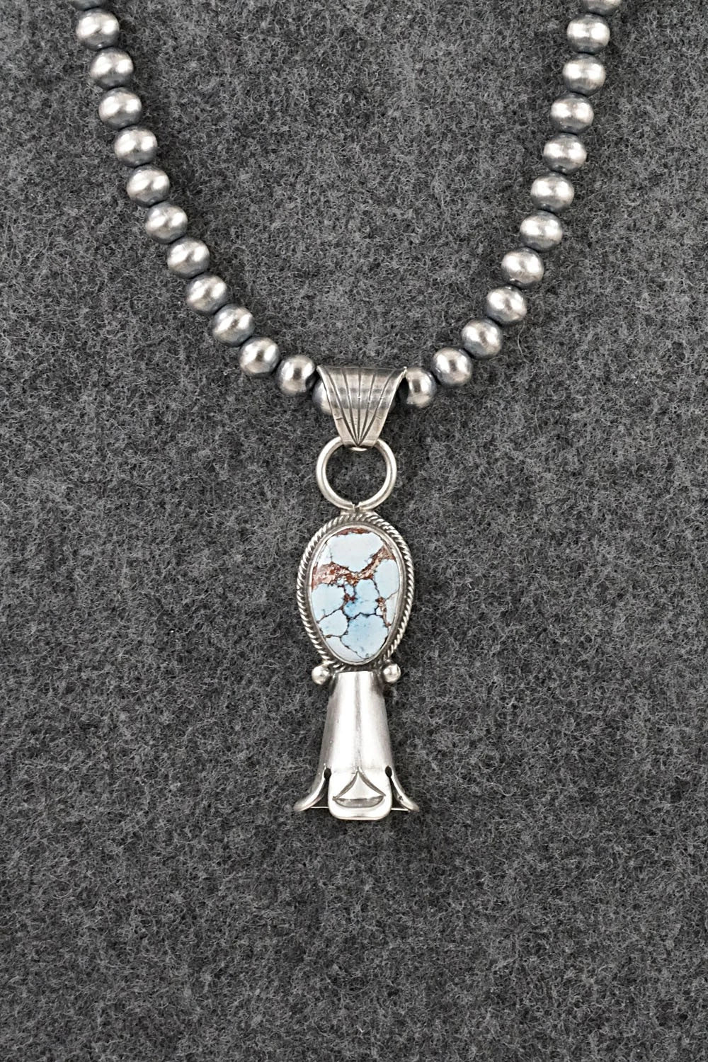 Turquoise & Sterling Silver Necklace - Sharon McCarthy