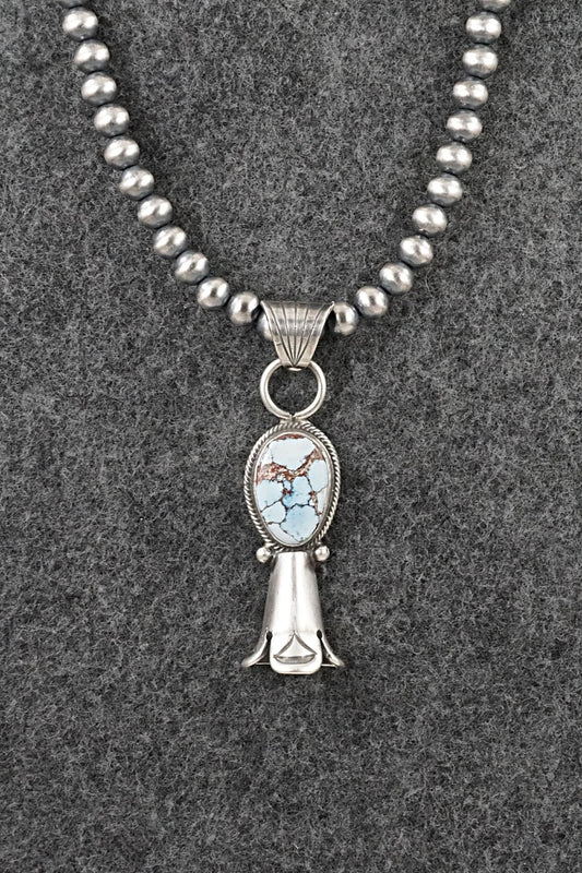Turquoise & Sterling Silver Necklace - Sharon McCarthy