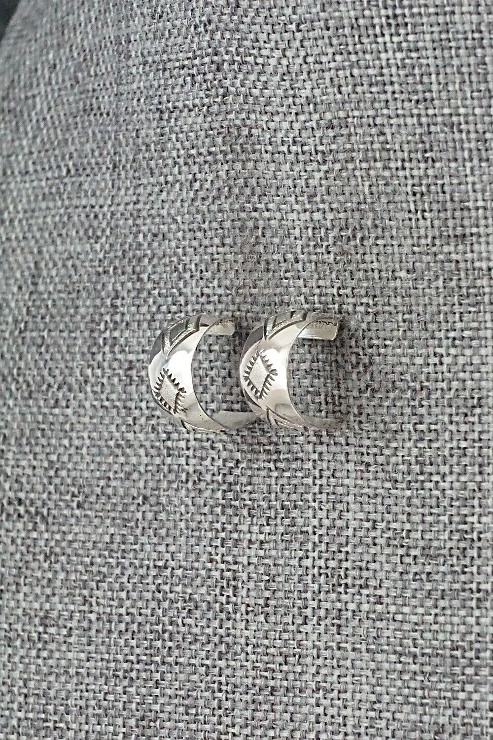Sterling Silver Hoop Earrings - Nora Ashley
