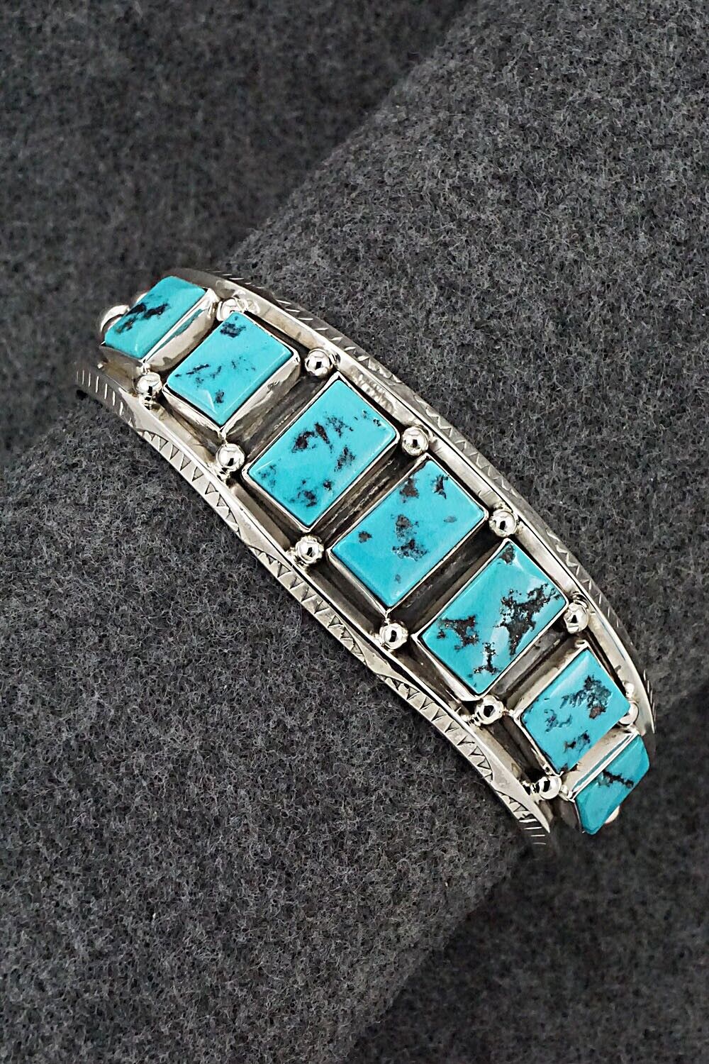 Turquoise & Sterling Silver Bracelet - Davey Morgan
