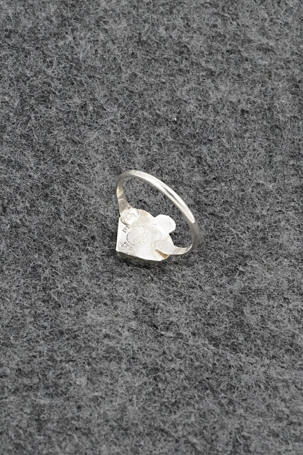 Mother of Pearl & Sterling Silver Ring - Ola Eriacho - Size 5.75