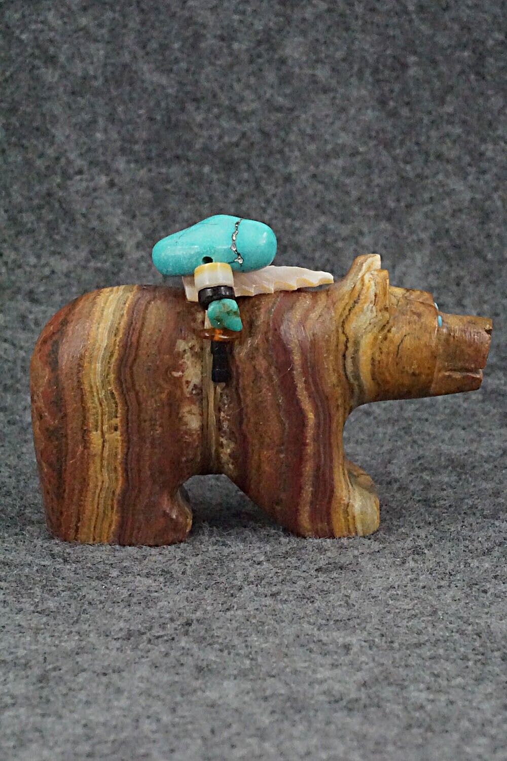 Bear Zuni Fetish Carving - Douglas Martza
