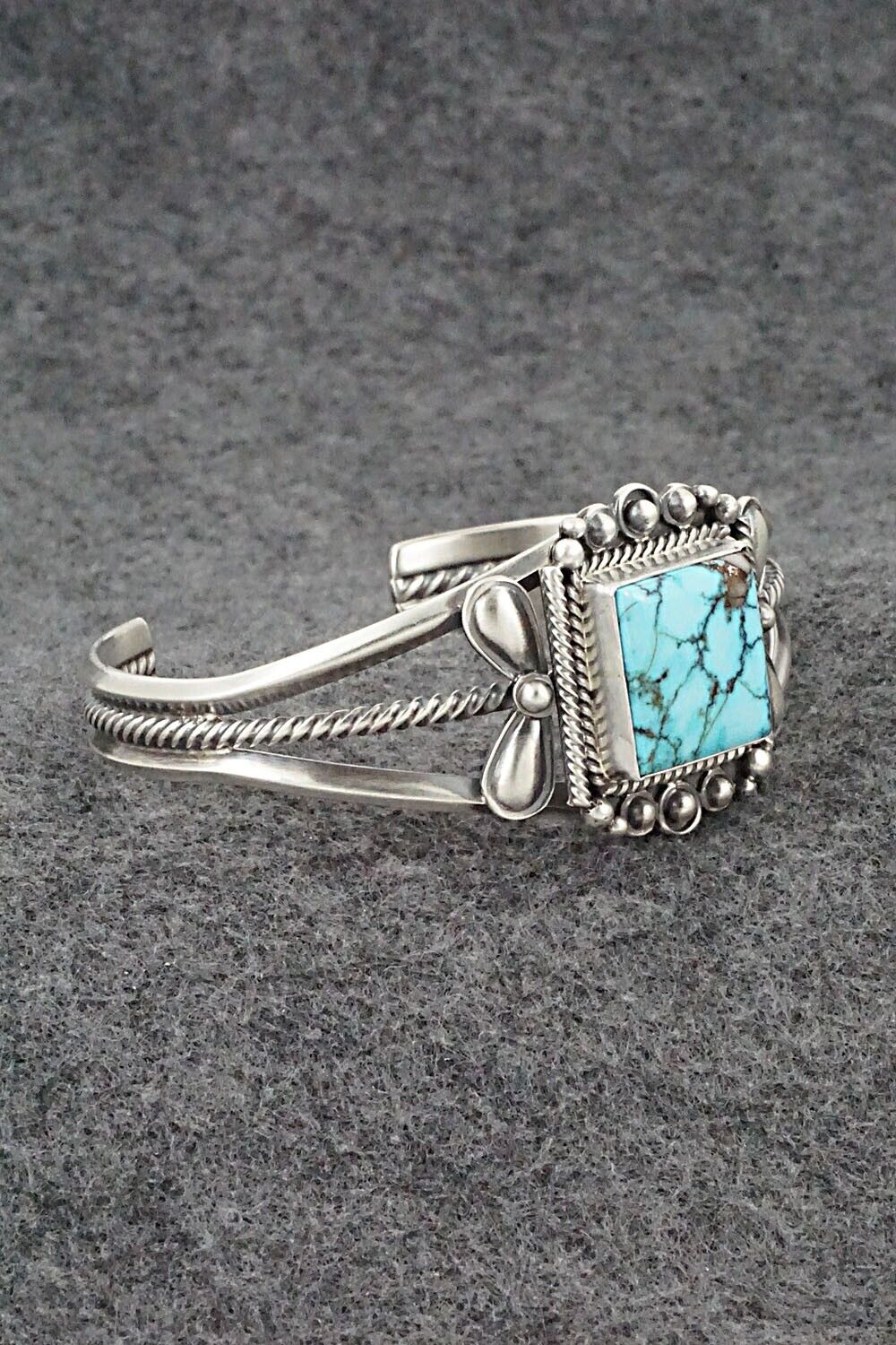 Turquoise & Sterling Silver Bracelet - Derrick Gordon