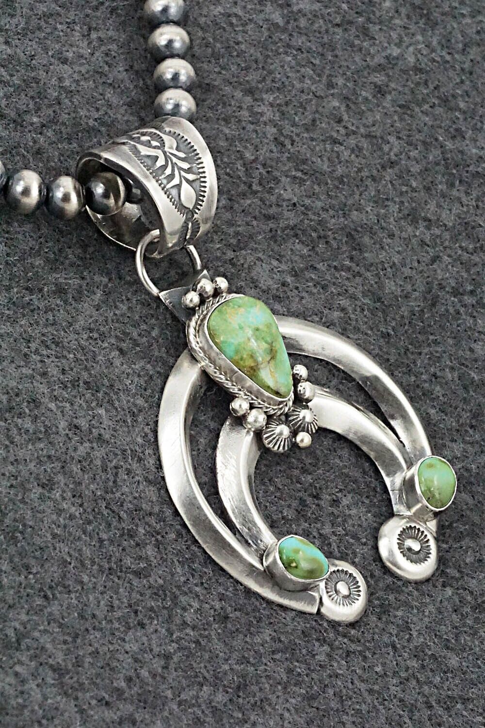 Turquoise & Sterling Silver Necklace - Paige Gordon