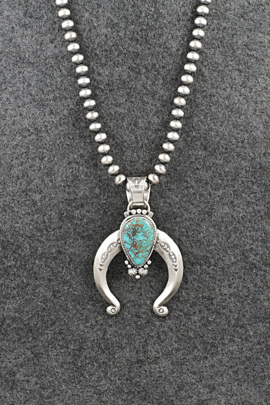 Turquoise & Sterling Silver Necklace - Samuel Yellowhair