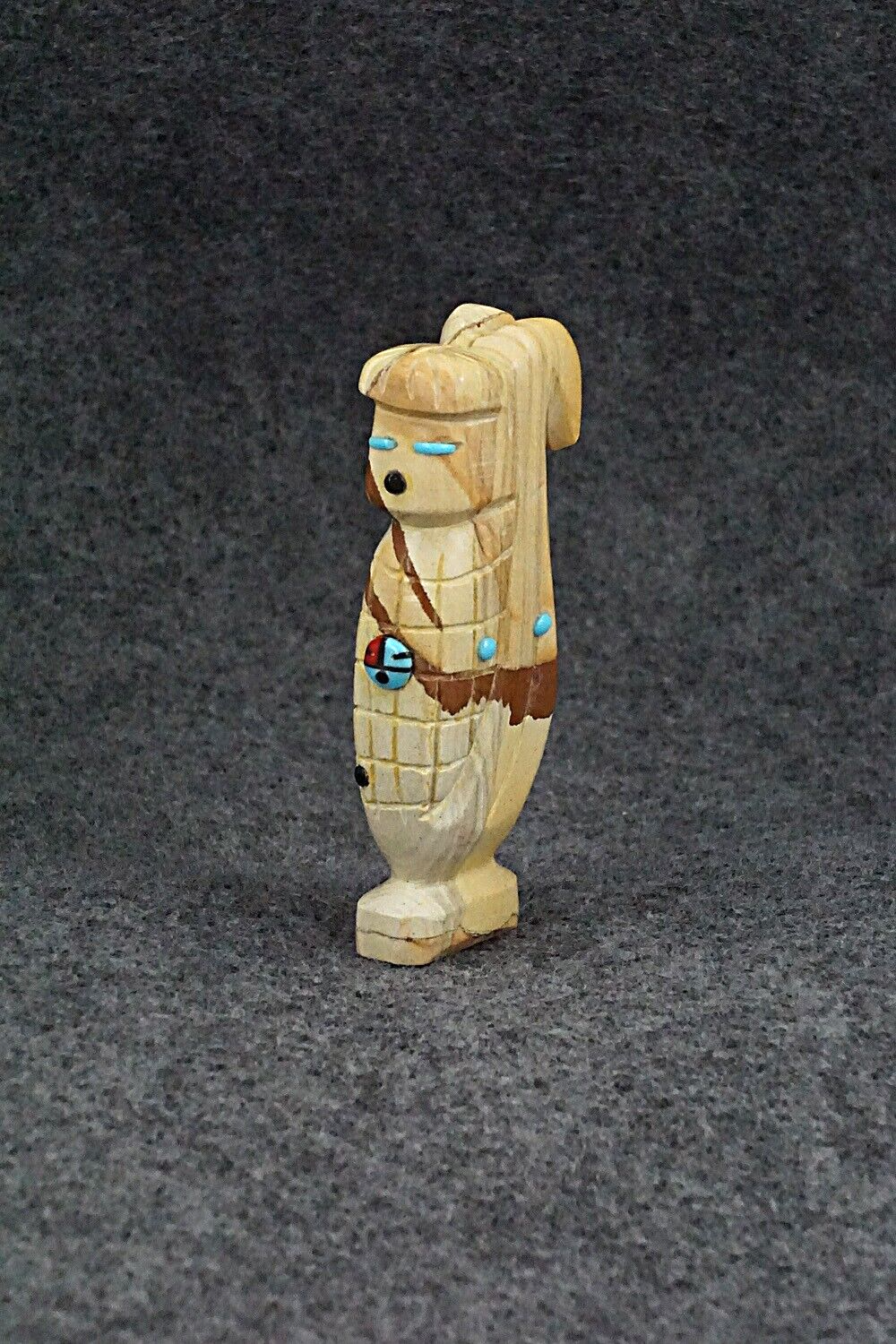 Corn Maiden Zuni Fetish Carving - Cody Chavez