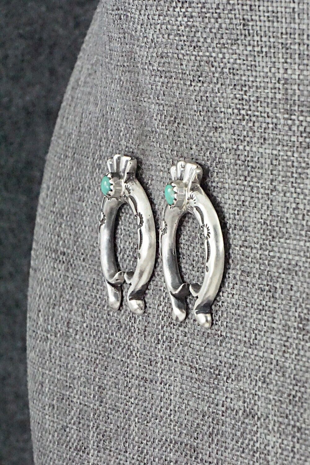 Turquoise & Sterling Silver Earrings - Paige Gordon