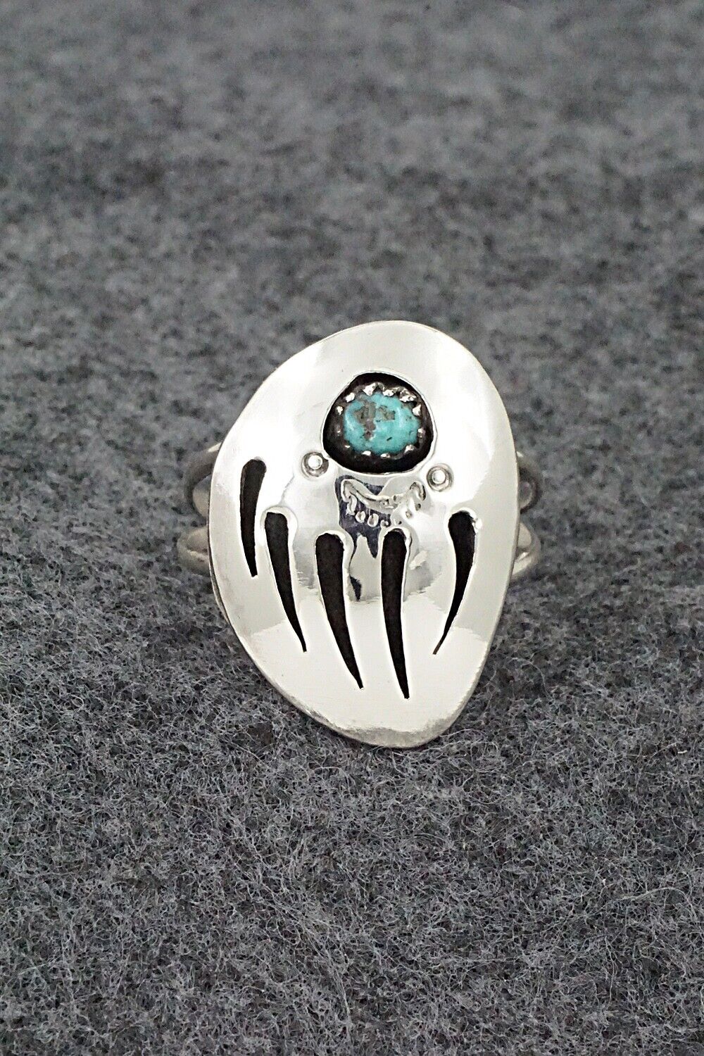 Turquoise & Sterling Silver Ring - Ervin Begay - Size 9