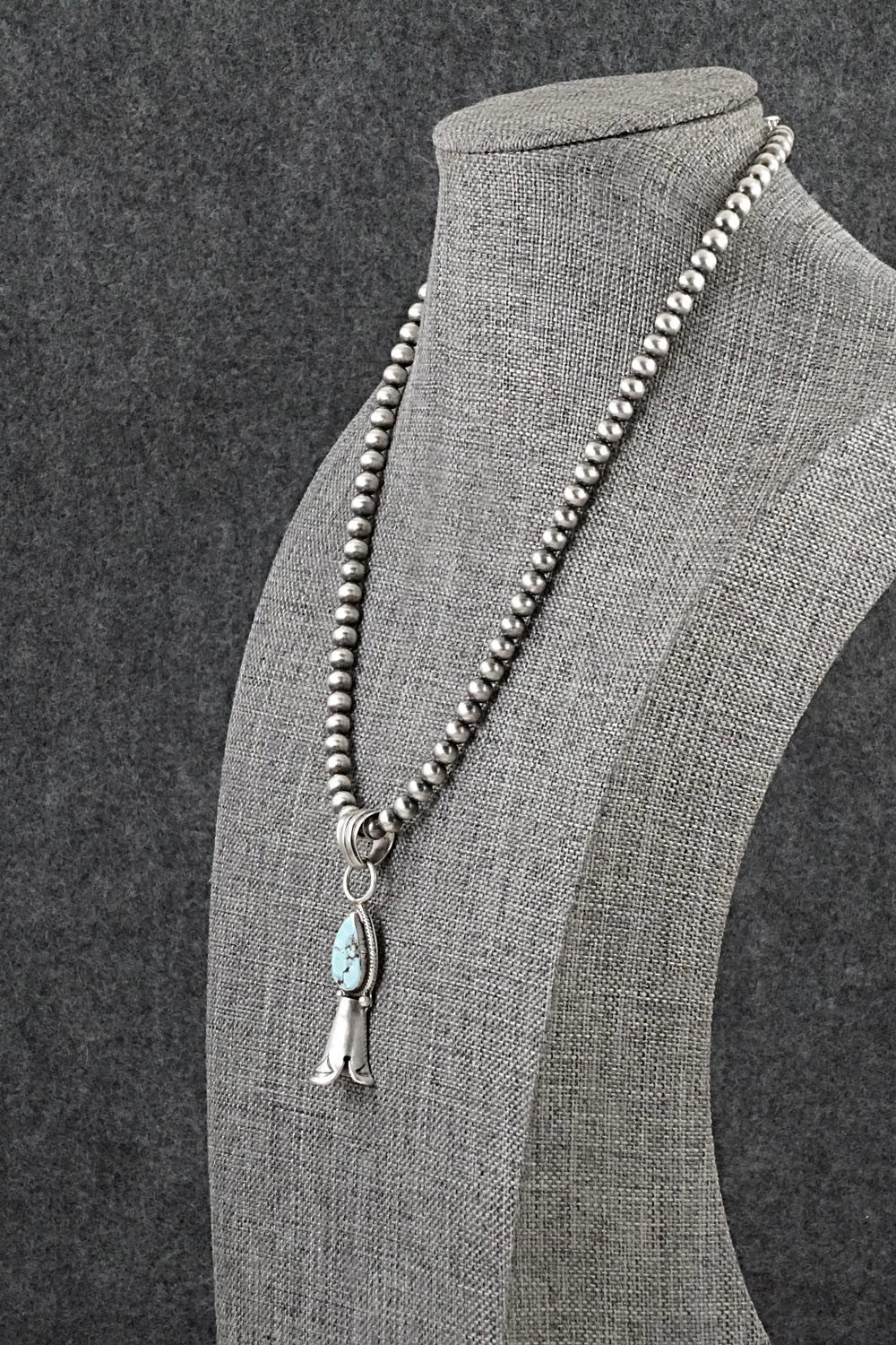 Turquoise & Sterling Silver Necklace - Sharon McCarthy