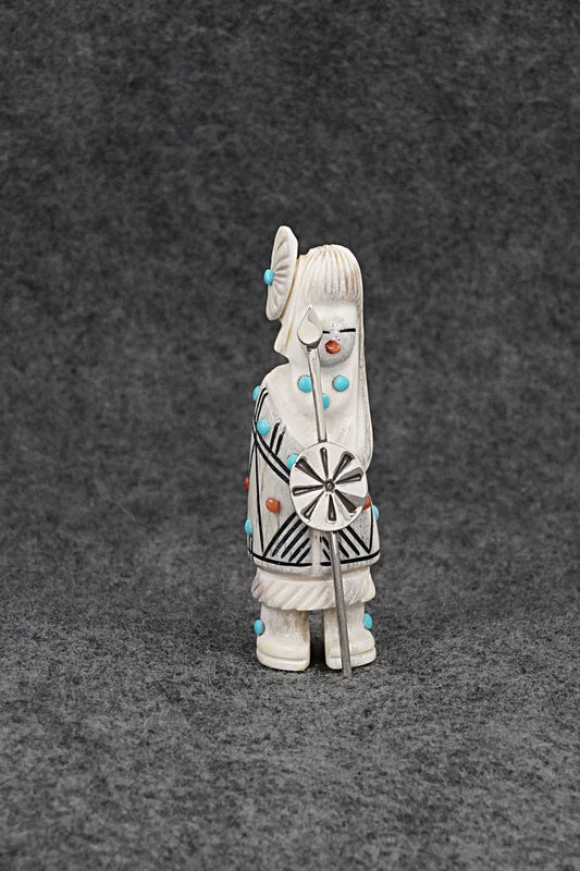 Warrior Zuni Fetish Carving - Claudia Peina