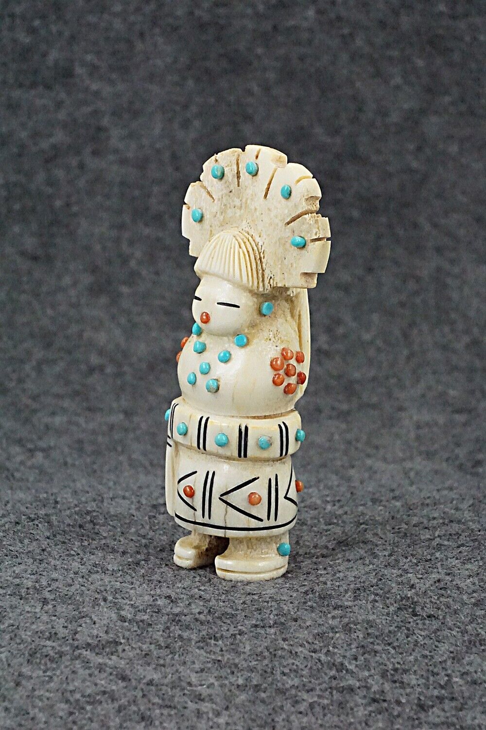 Corn Maiden Zuni Fetish Carving - Claudia Peina