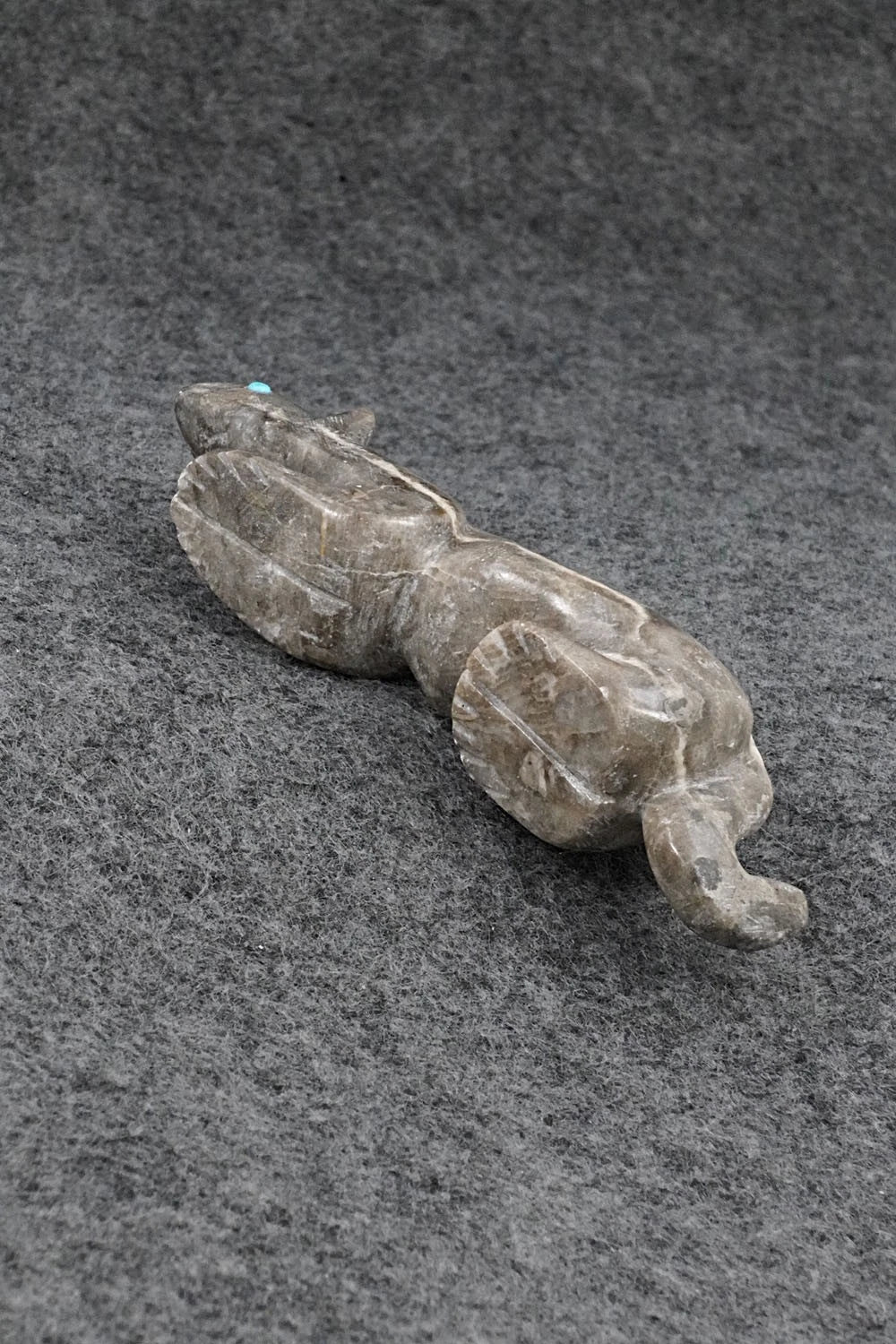 Mountain Lion Zuni Fetish Carving - Ronnie Lunasee