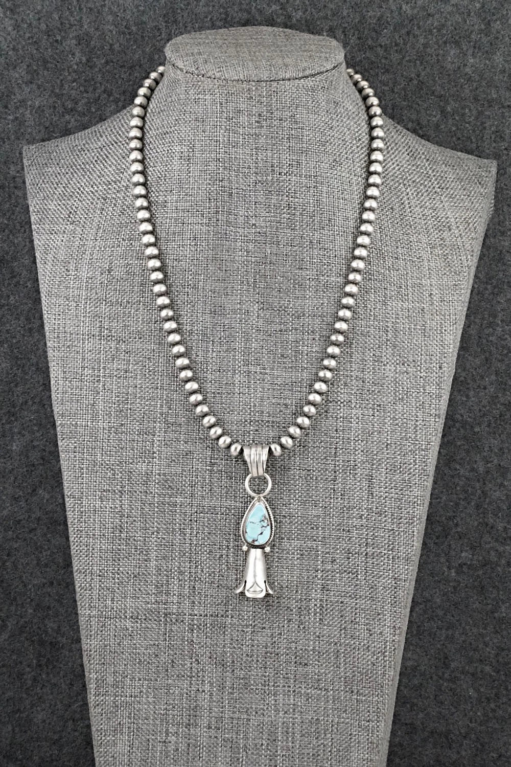 Turquoise & Sterling Silver Necklace - Sharon McCarthy