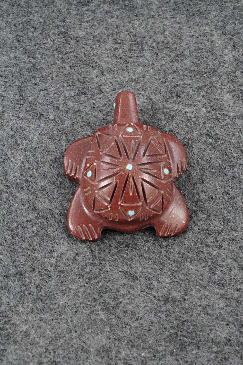 Turtle Zuni Fetish Carving - Brandon Phillips