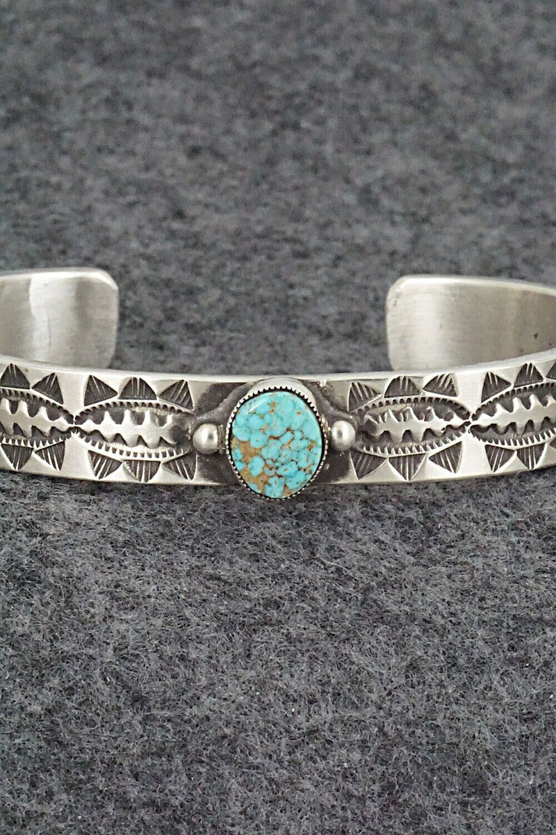 Turquoise and Sterling Silver Bracelet - Calvin Martinez – High