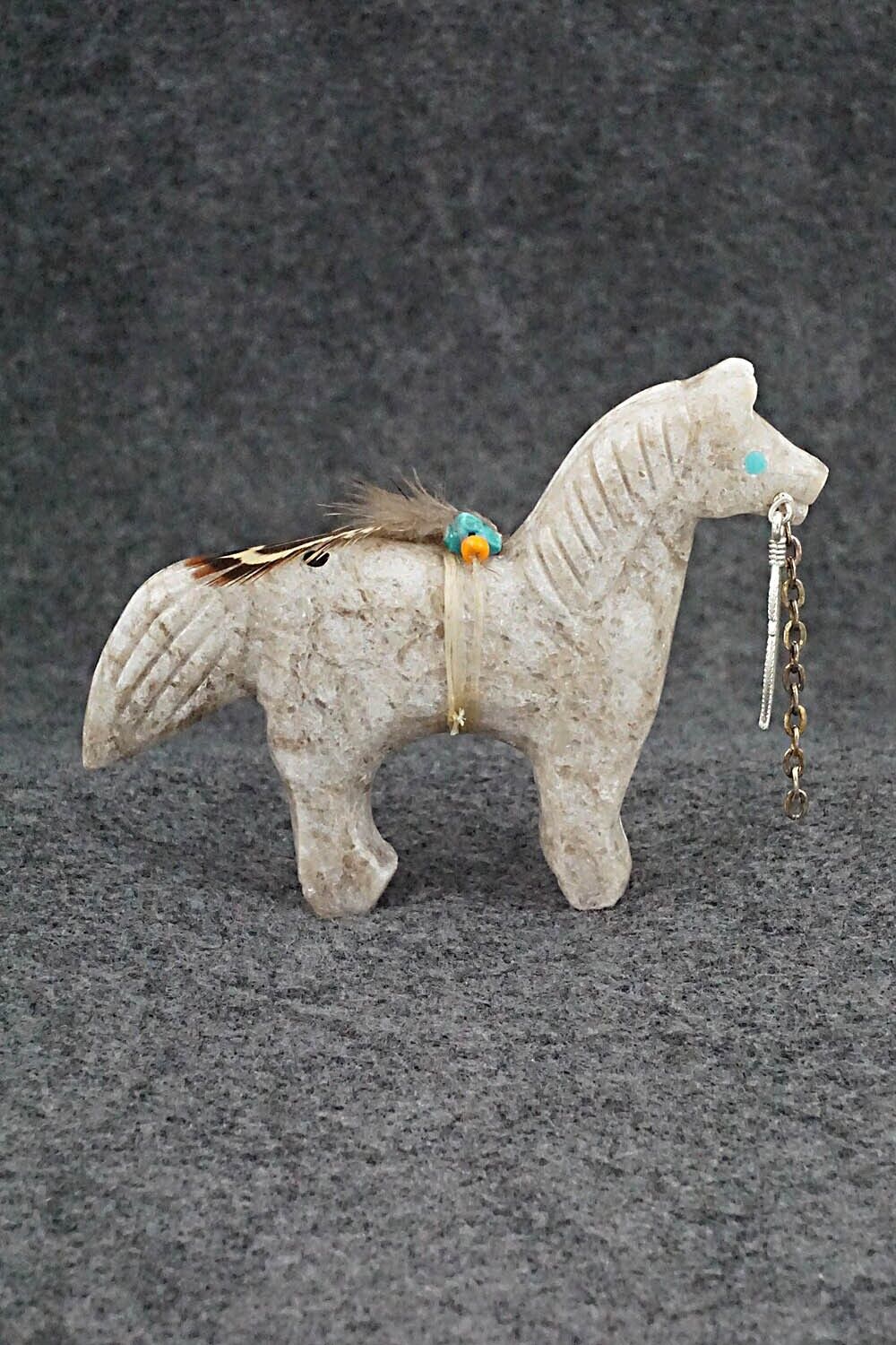 Horse Navajo Fetish Carving - Ben Livingston