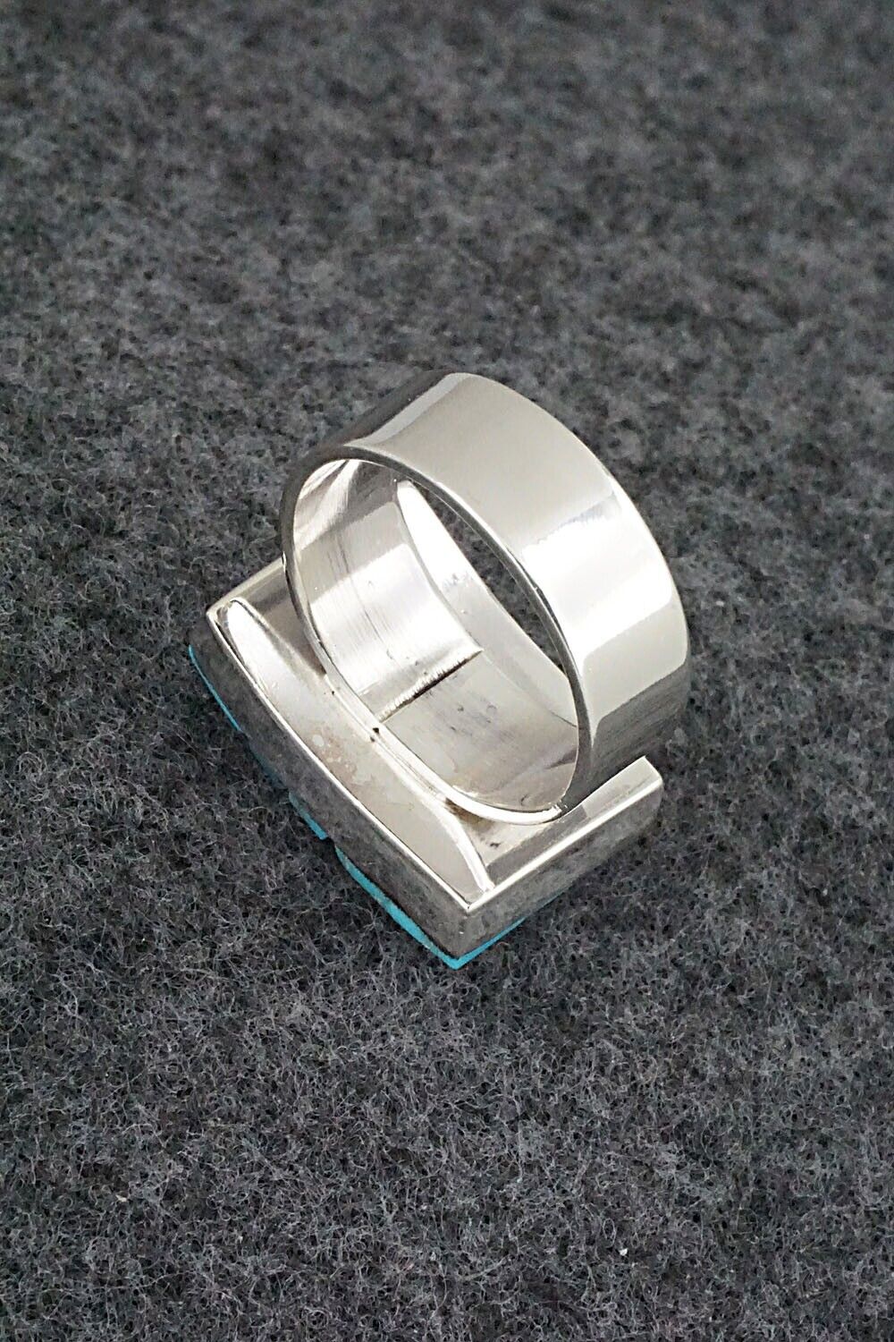 Turquoise & Sterling Silver Ring - Julia Etsitty - Size 6