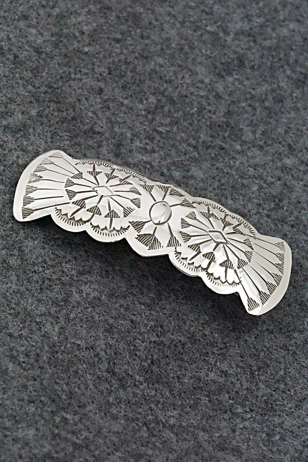 Sterling Silver Hair Barrette - Arlene Soce